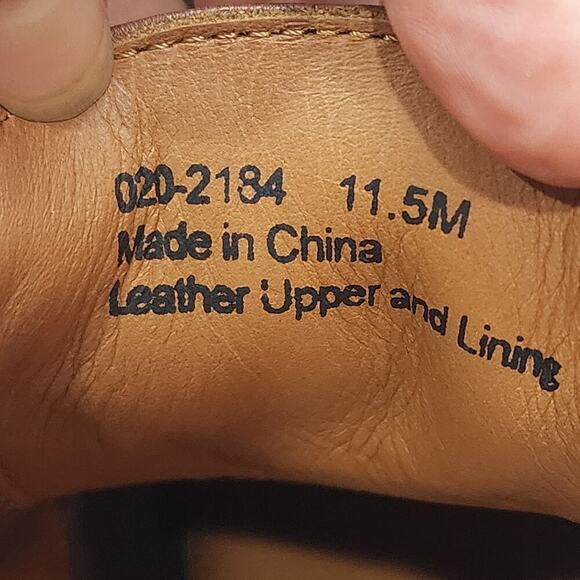 Johnston & Murphy Larken Saddle Brown Leather Shoe Size 11 1/2 M - Picture 8 of 8